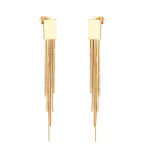 18K Gold PVD Chandeliers Earrings