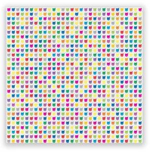 1x1 Blotter Paper Archival Print by Luke Chueh