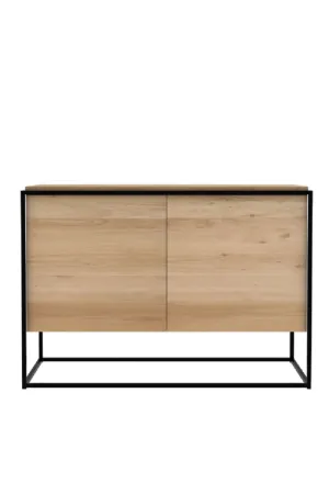 2-Door Wooden Oak Sideboard | Ethnicraft Monolit