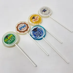 2021 Graduation Lollipops 5-piece set by I Want Candy!