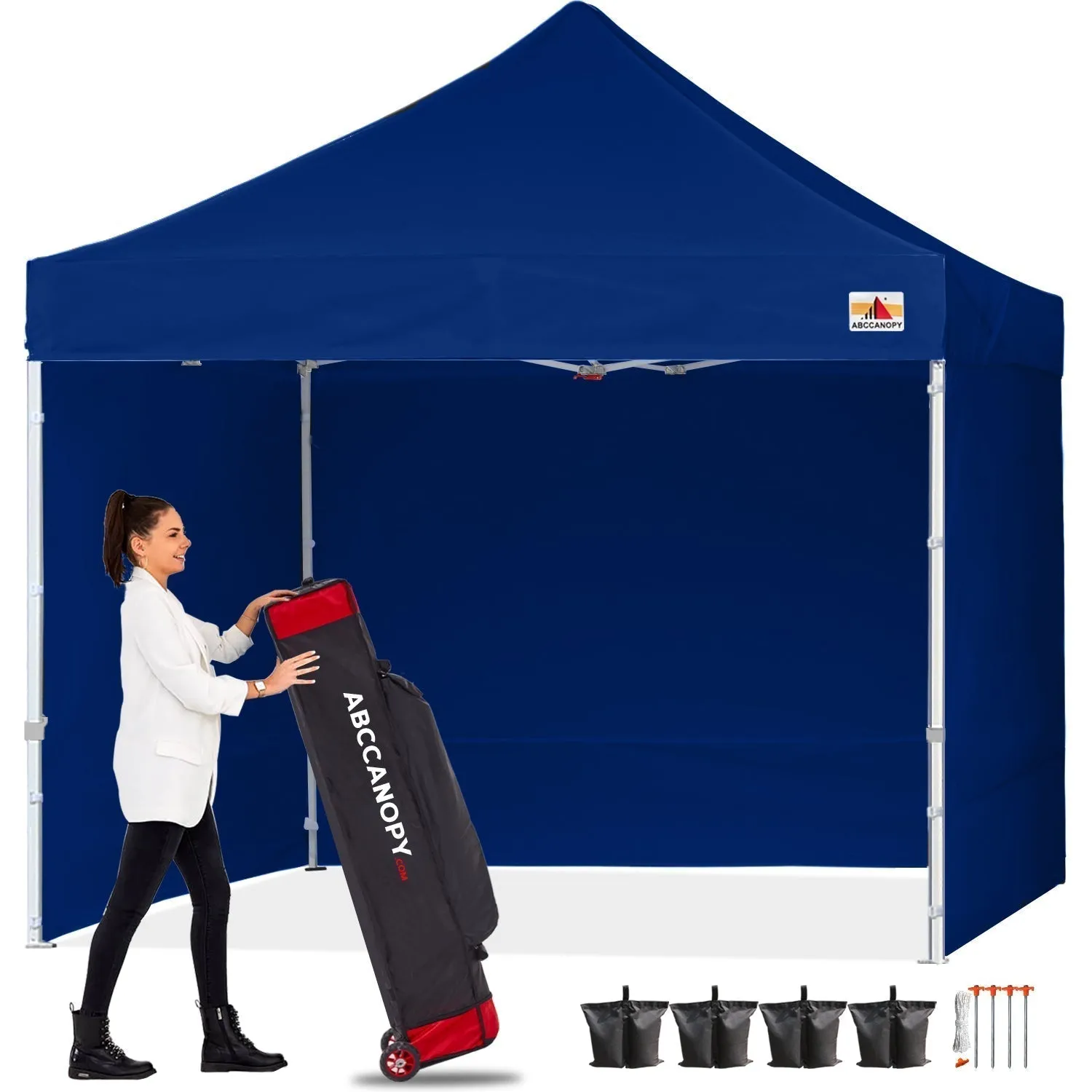 ABCCANOPY S1 Commercial Pop Up 8x8/8x12/8x16 Canopy Tent with Sidewalls