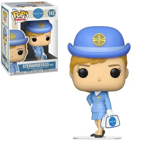 Ad Icons Pop! Vinyl Figure Pan Am Stewardess with White Bag [142]