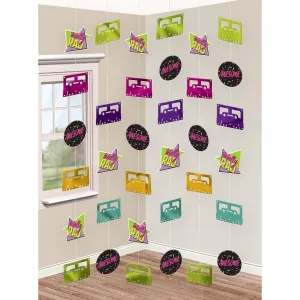 Awesome Party String Decorations, 6 per Package