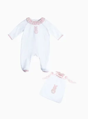 Baby Flopsy Newborn Gift Set in Pink Capel