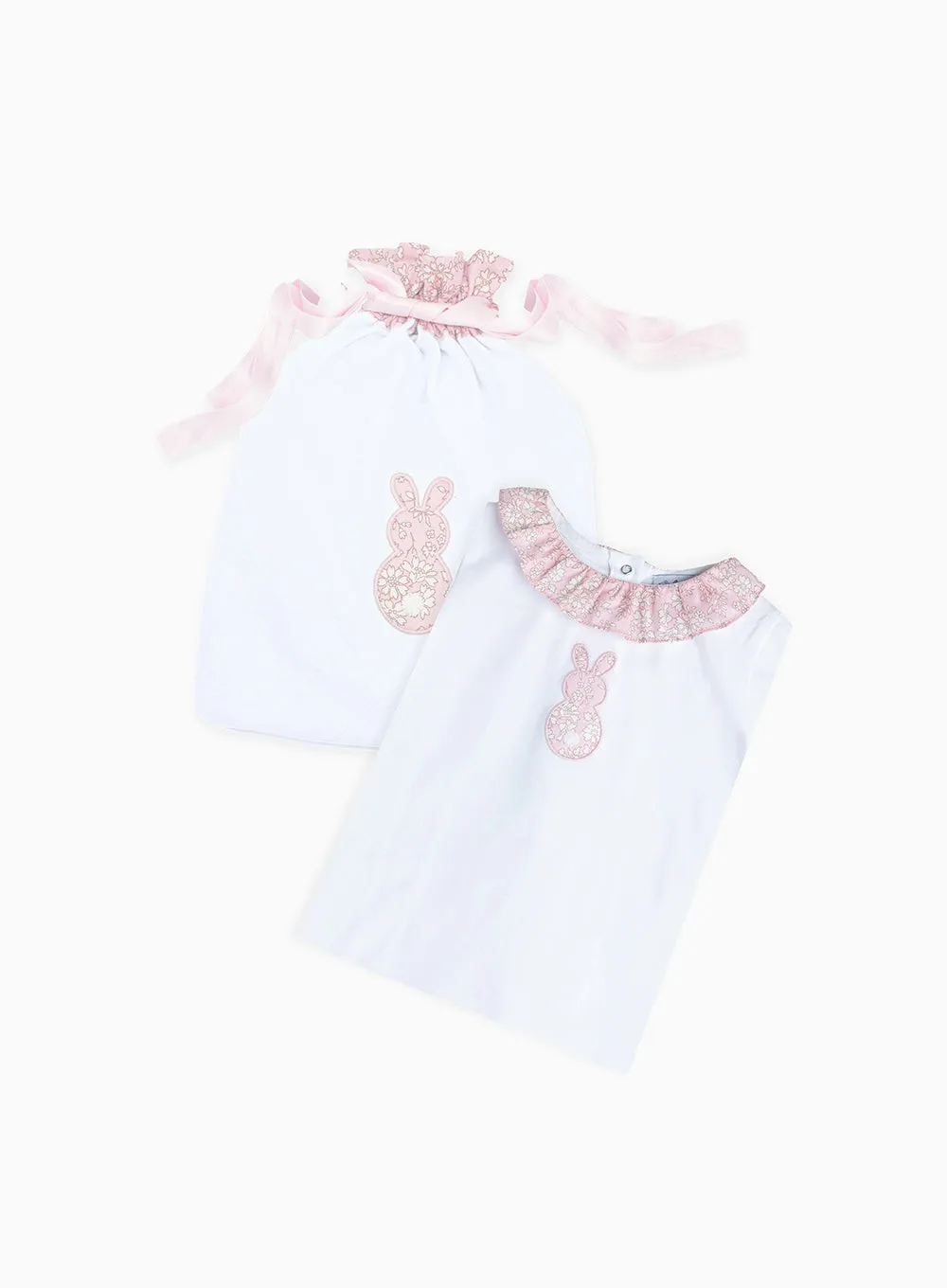 Baby Flopsy Newborn Gift Set in Pink Capel