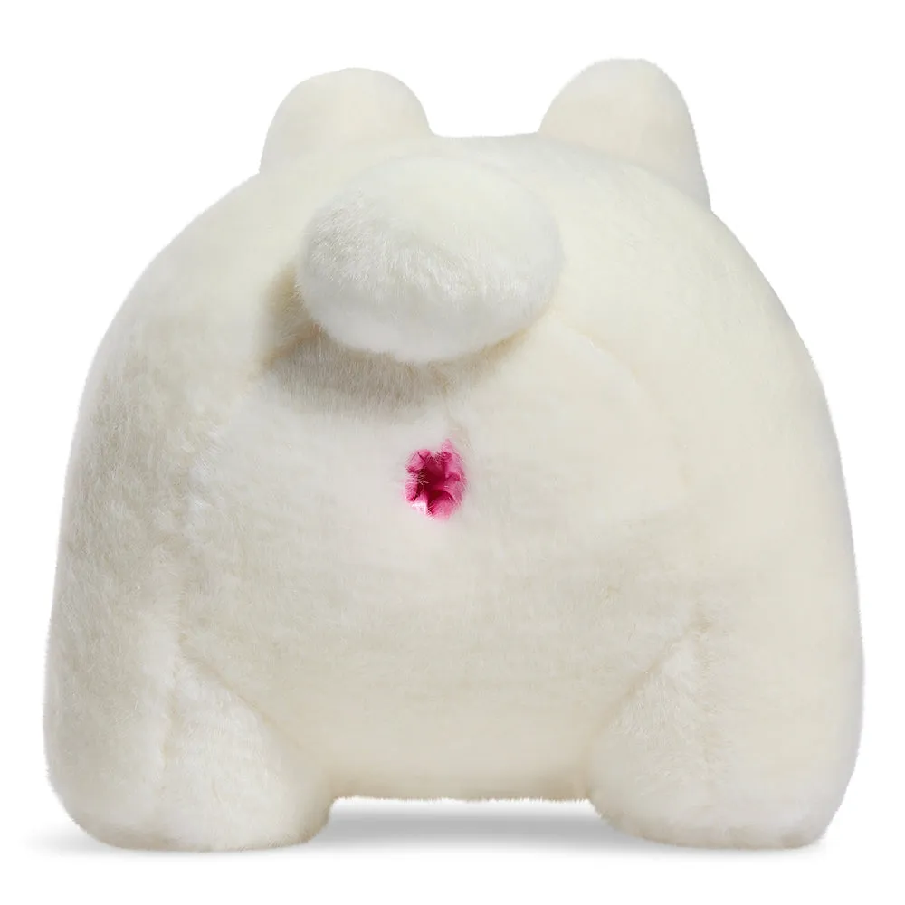 Backstab Smorkin Labbit 14" Plush by Frank Kozik - White Edition