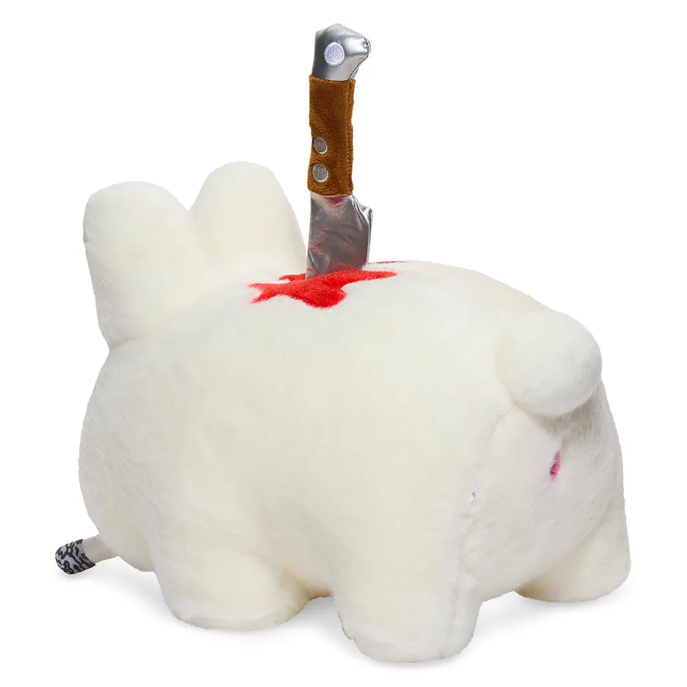 Backstab Smorkin Labbit 14" Plush by Frank Kozik - White Edition