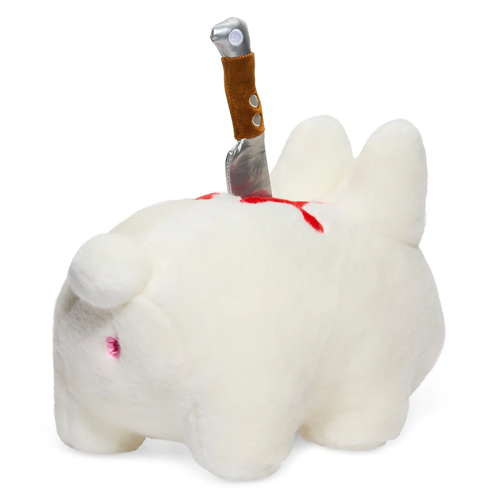 Backstab Smorkin Labbit 14" Plush by Frank Kozik - White Edition