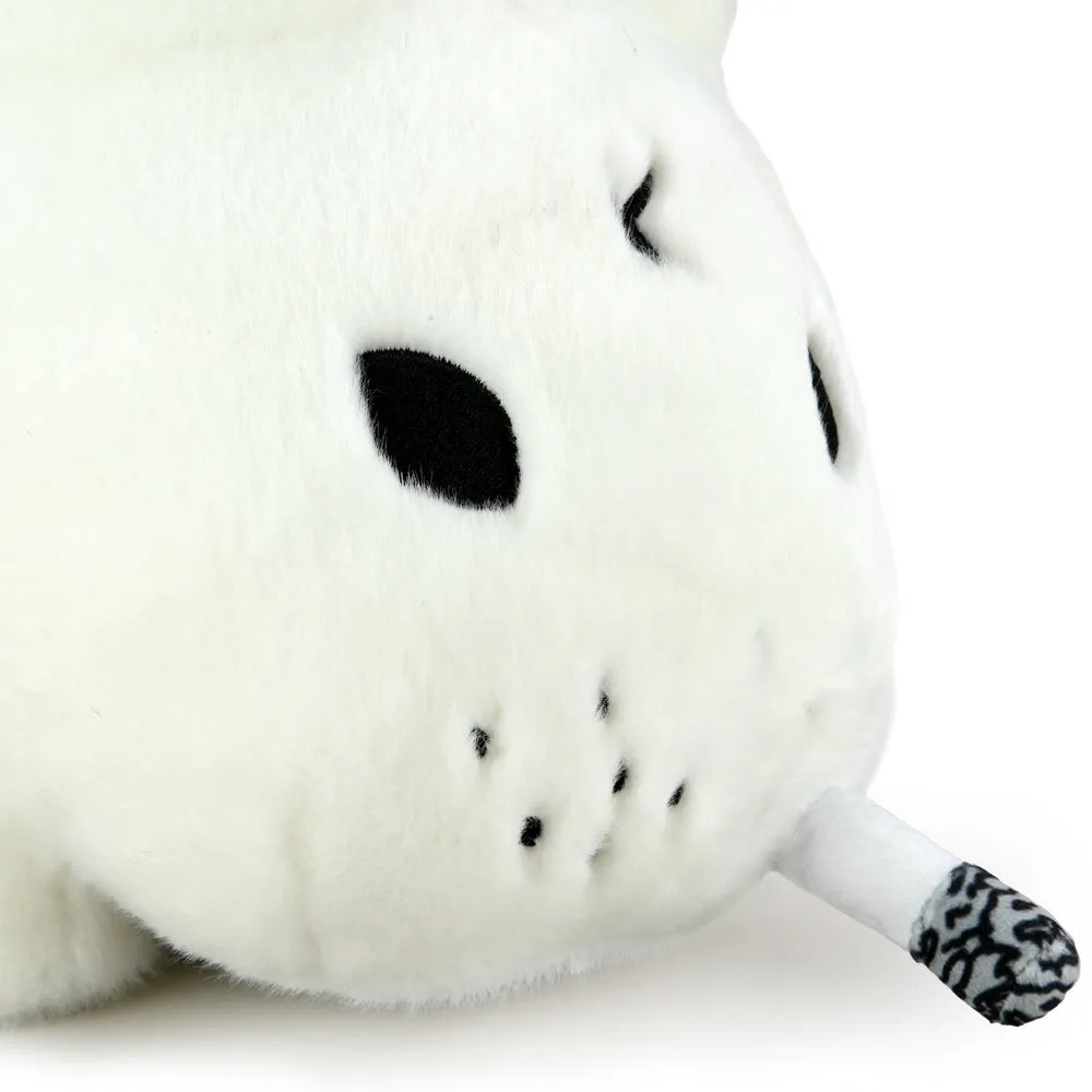 Backstab Smorkin Labbit 14" Plush by Frank Kozik - White Edition