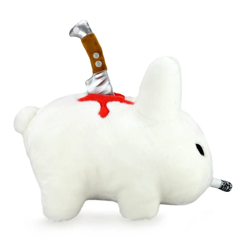 Backstab Smorkin Labbit 14" Plush by Frank Kozik - White Edition