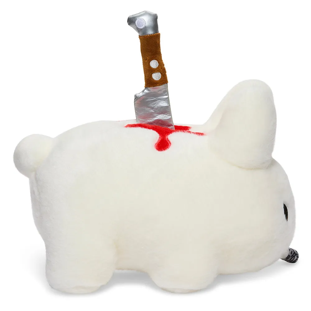 Backstab Smorkin Labbit 14" Plush by Frank Kozik - White Edition