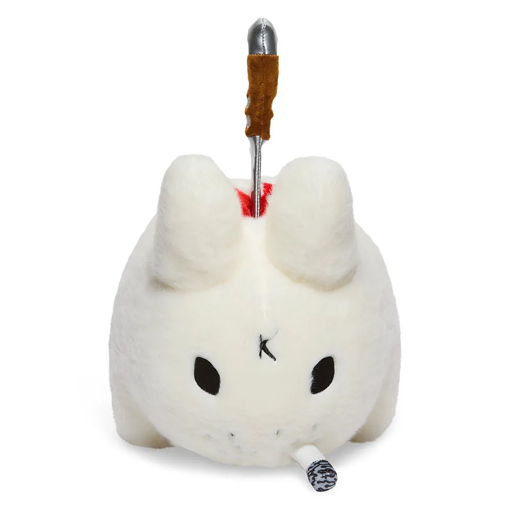 Backstab Smorkin Labbit 14" Plush by Frank Kozik - White Edition