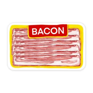 Bacon Vinyl Sticker