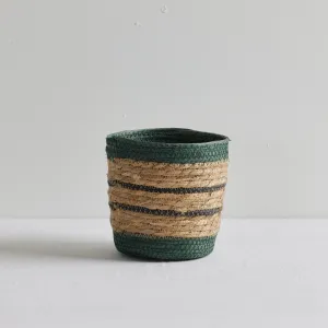 Bailey Basket - Dark Green - Small