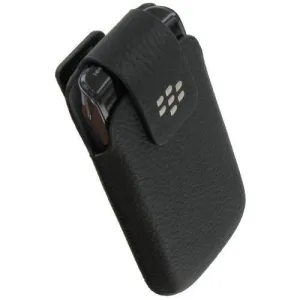 BlackBerry 9100 Leather Holster - Black