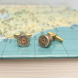 Bullet cufflinks - .357 Magnum