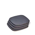 Coaster Set (Leather / Black)