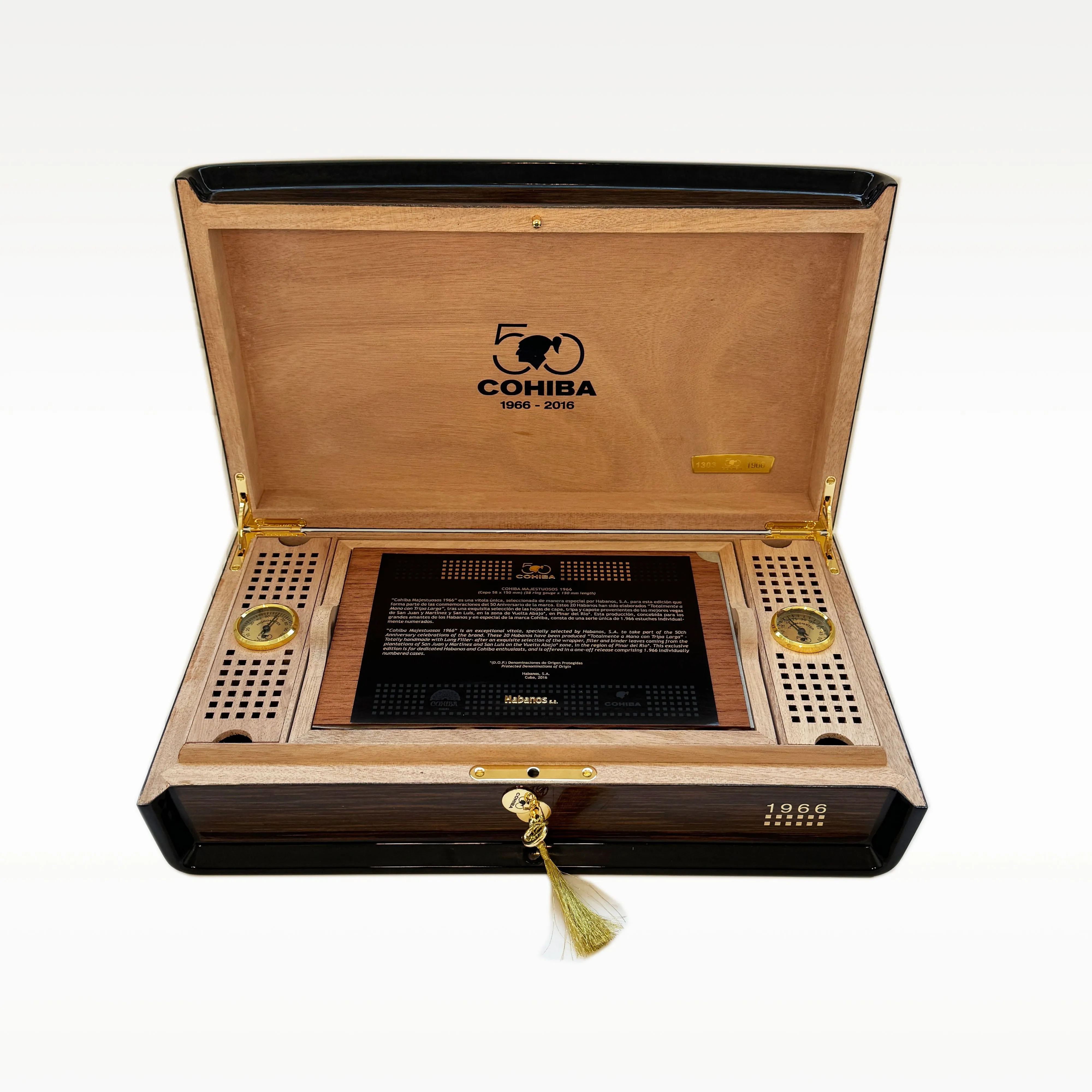 Cohiba Majestuosos 1966 - 50 Aniversario Humidor