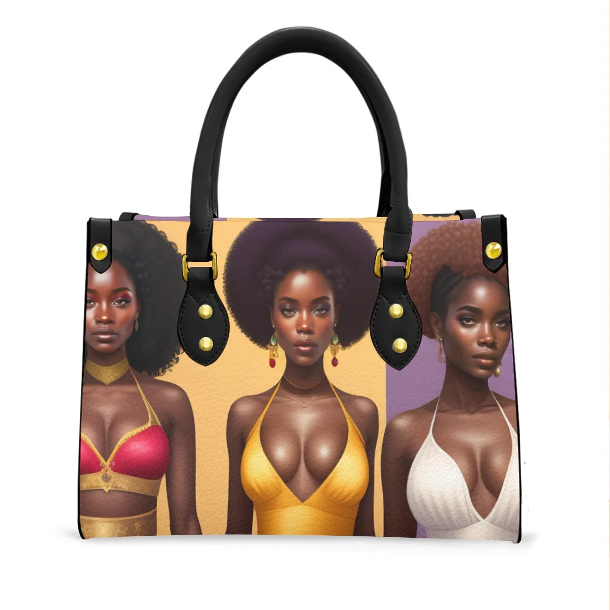 Destiny’s Children by Melanin Queen - Women's Tote Bag With Black Handle