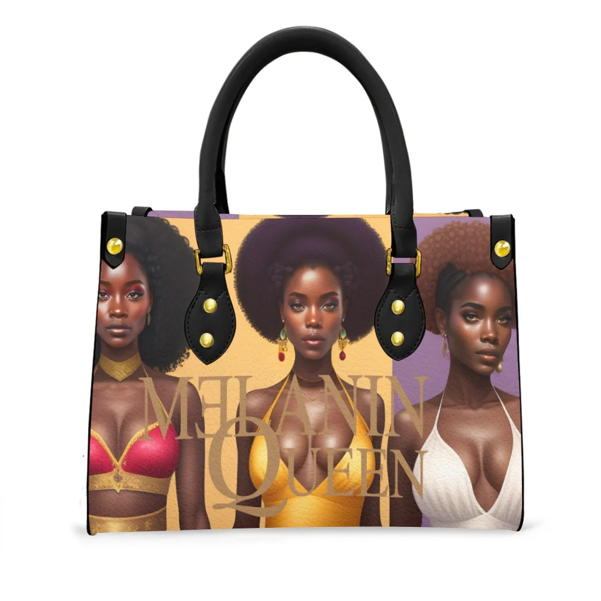 Destiny’s Children by Melanin Queen - Women's Tote Bag With Black Handle