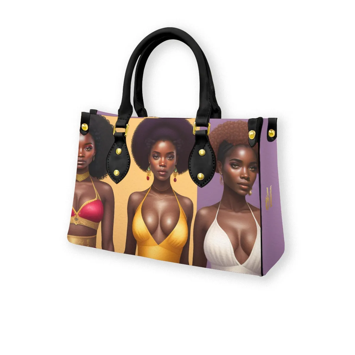 Destiny’s Children by Melanin Queen - Women's Tote Bag With Black Handle