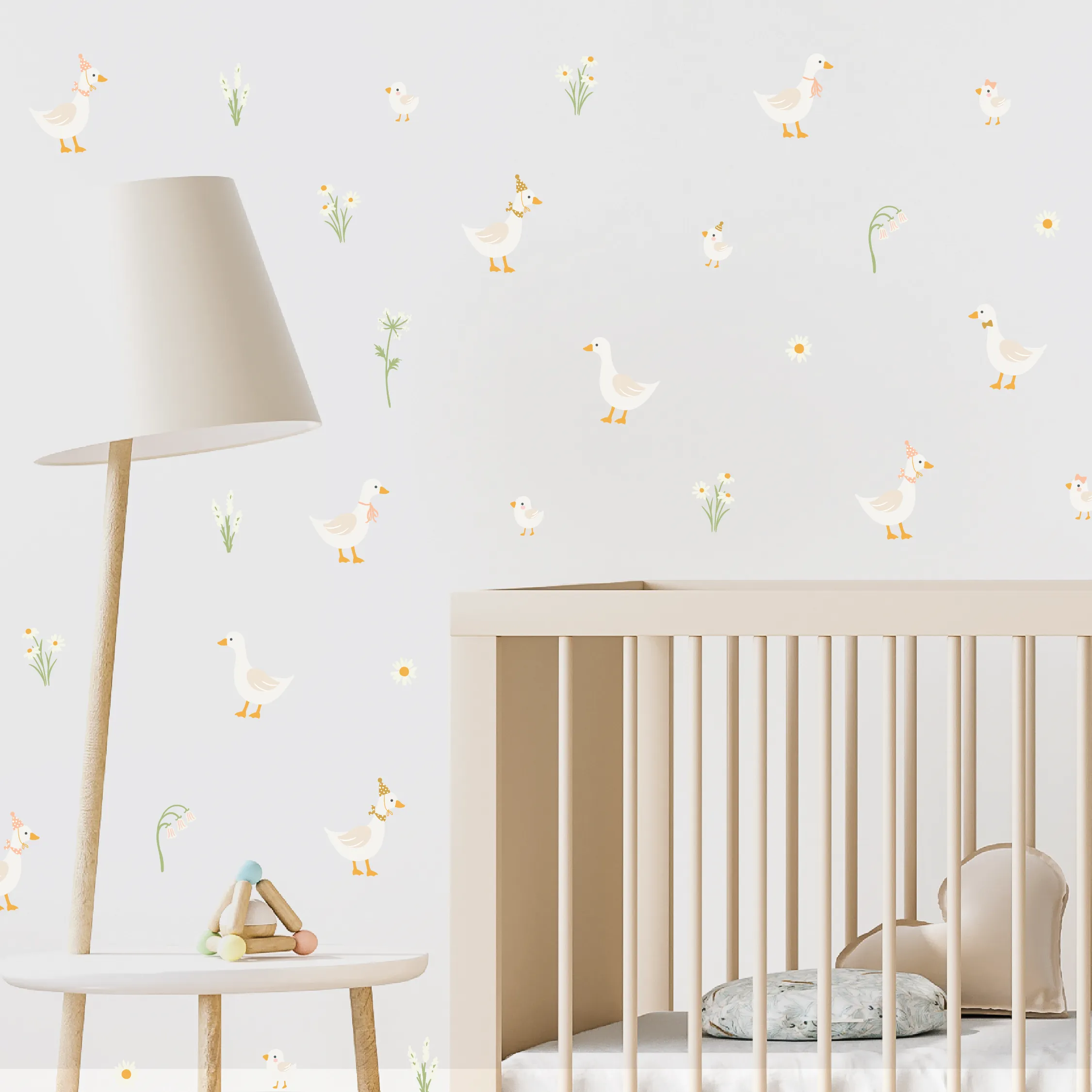 Duck Party Fabric Decal