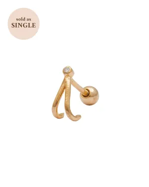 Faye Wishbone Single Stud