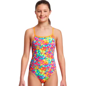 Funkita Girls Tie Me Tight One Piece FKS001G - Stroke Rate