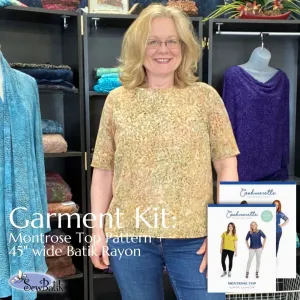 Garment Kit - Montrose Top - Batik Rayon