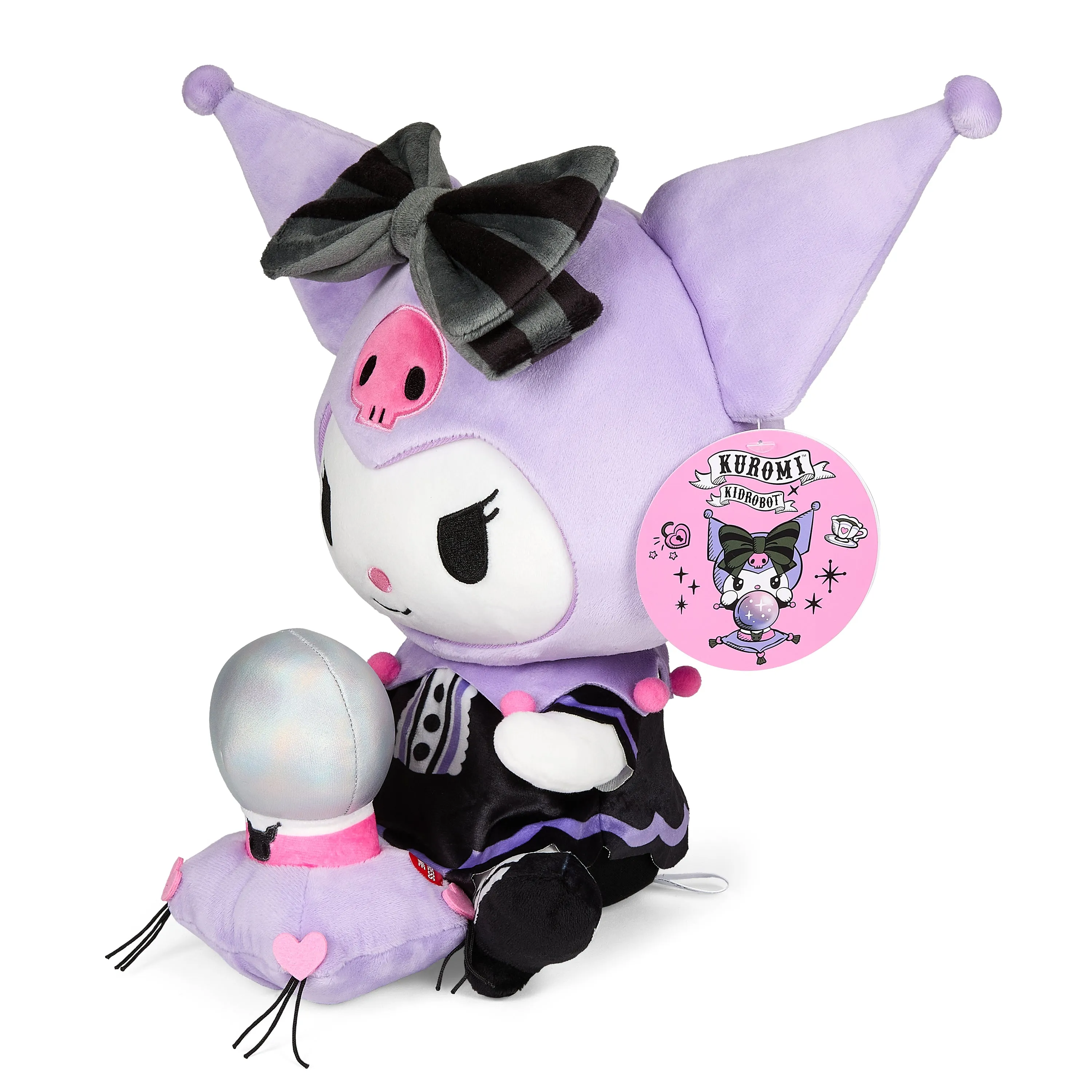 Hello Kitty and Friends Kuromi Fortune Medium Plush with Light-Up Ball