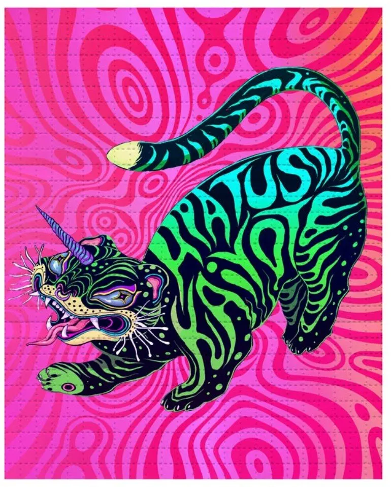 Hiatus Kaiyote Tigercorn Blotter Paper Archival Print by Lauren YS