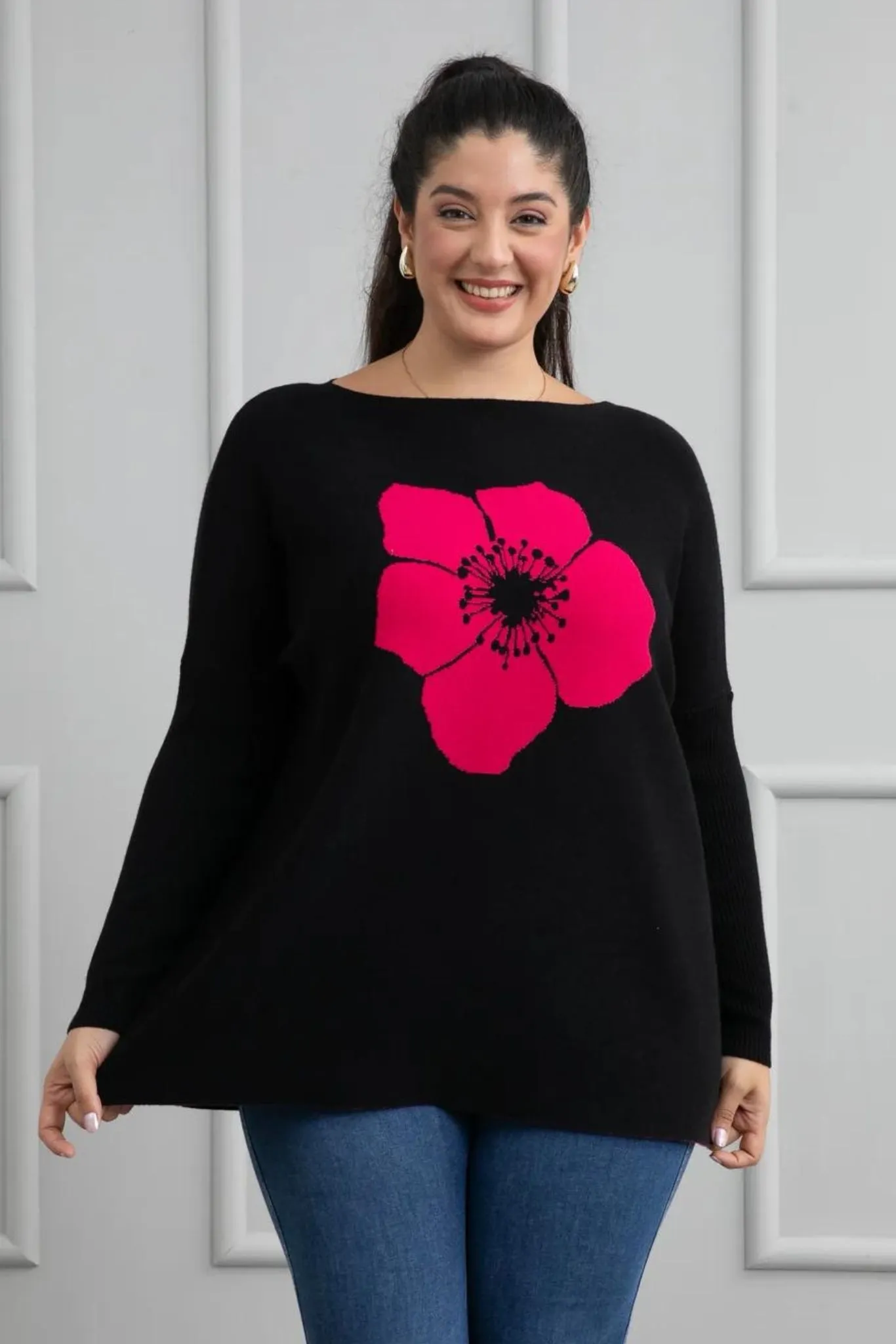 Hibiscus Bloom Sweater