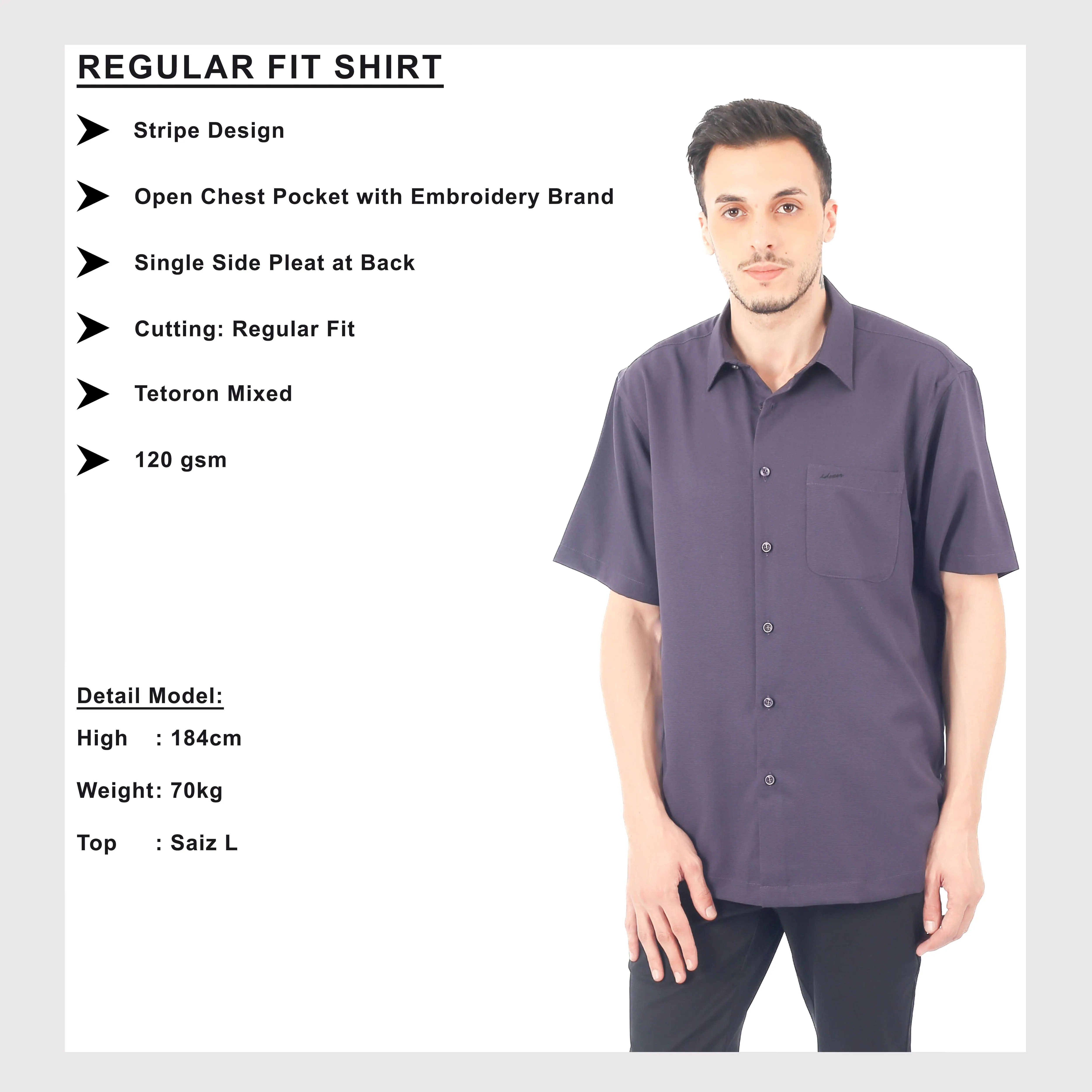 IDEXER SHORT SLEEVE SHIRT [REGULAR FIT] ID0280