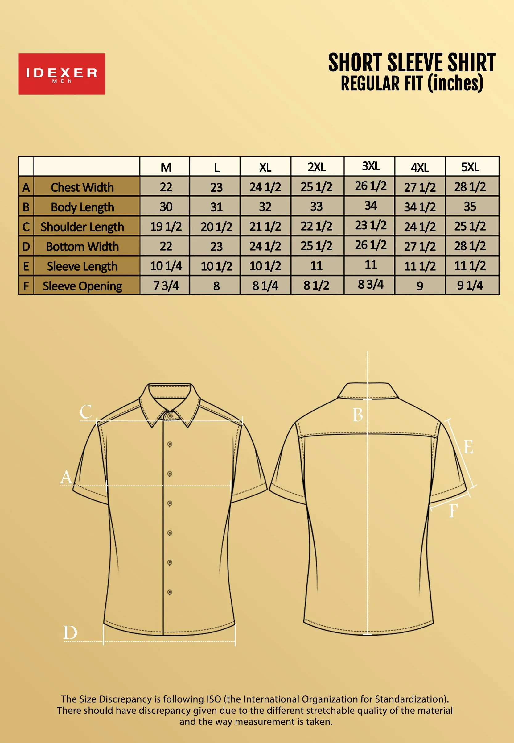 IDEXER SHORT SLEEVE SHIRT [REGULAR FIT] ID0280