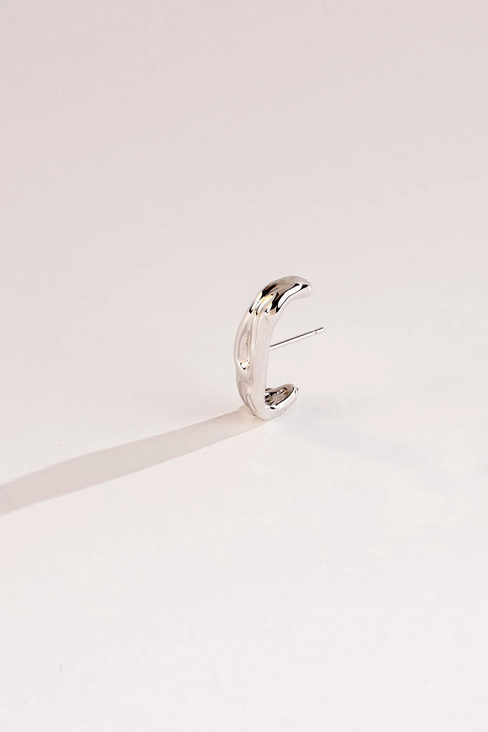 Liquida Single Earring Silver