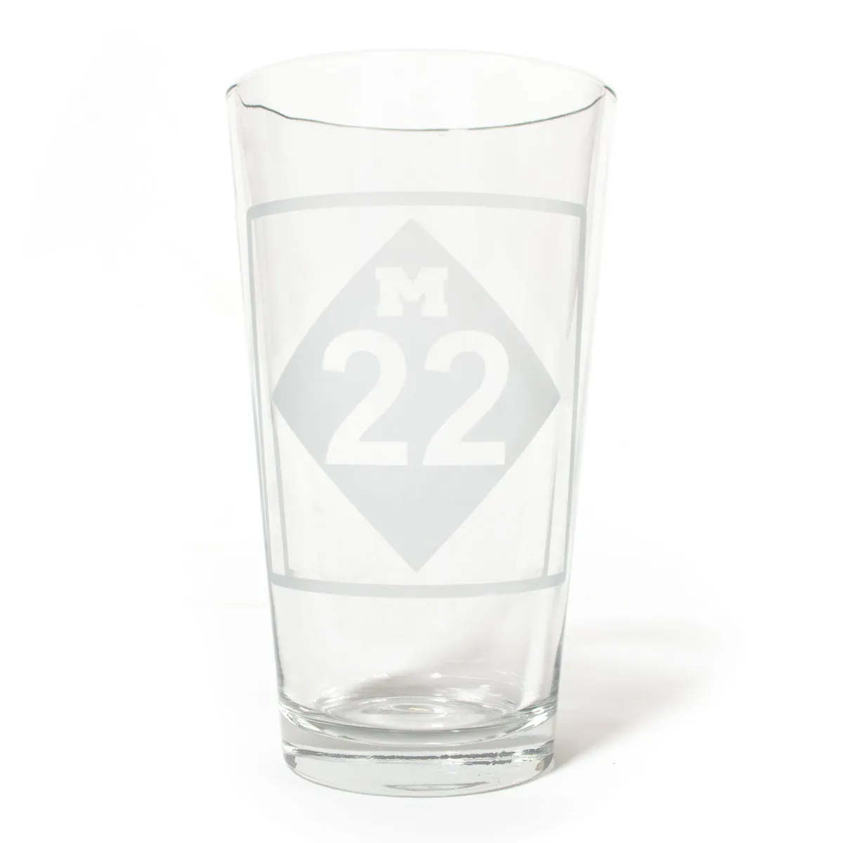 M22 PINT GLASS