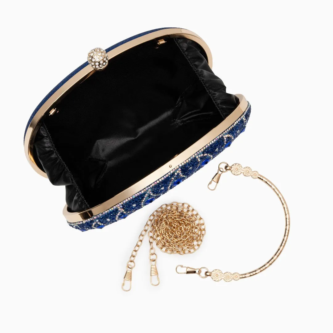 Madyson Rhinestones Clutch Bag