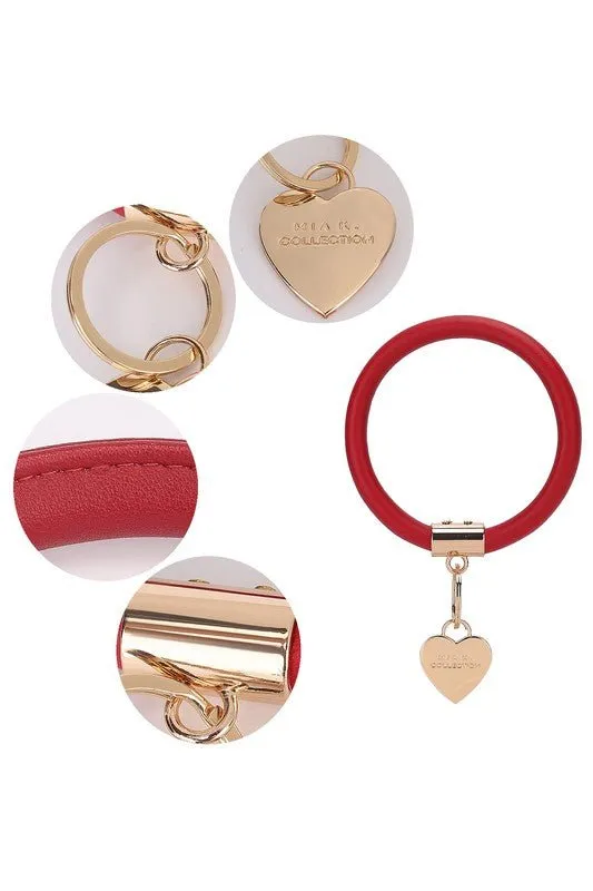 MKF Collection Bangle Wristlet Keychain Set