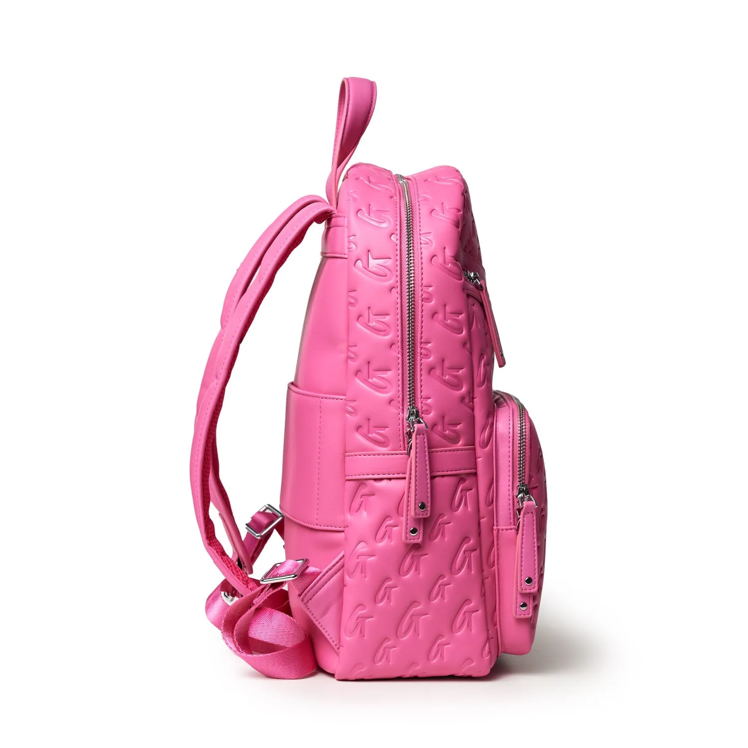 MONOGRAM BACKPACK - HOT PINK