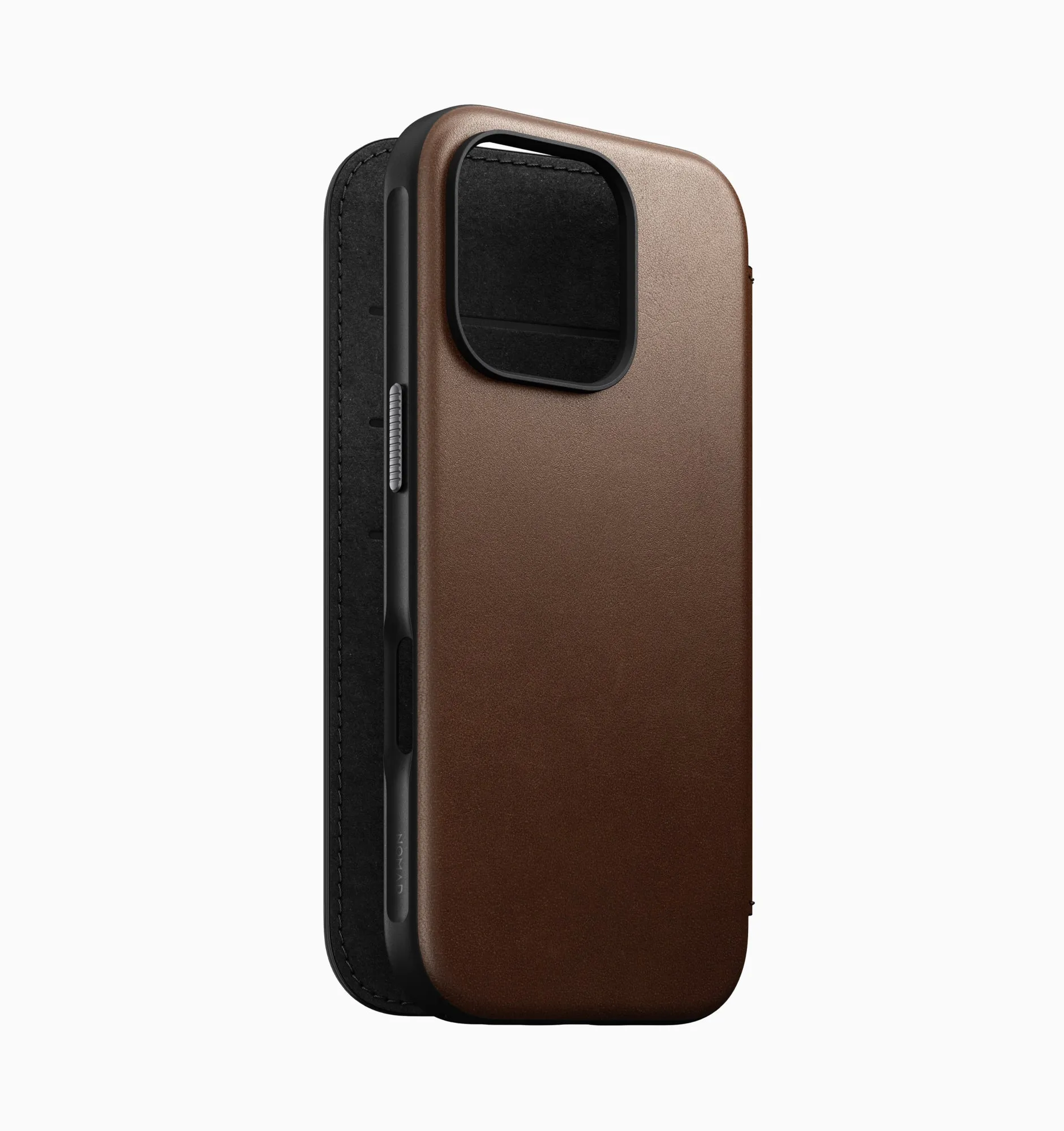 Nomad Modern Leather Folio Case - iPhone 16 Pro