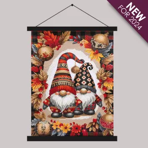 "Festive Gonks" Crystal Art Scroll Kit 40x50cm