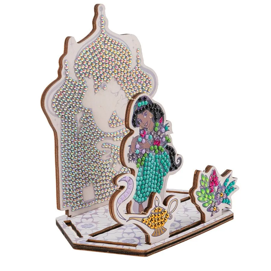 "Jasmine" Crystal Art Disney 100 Sparkle Scene