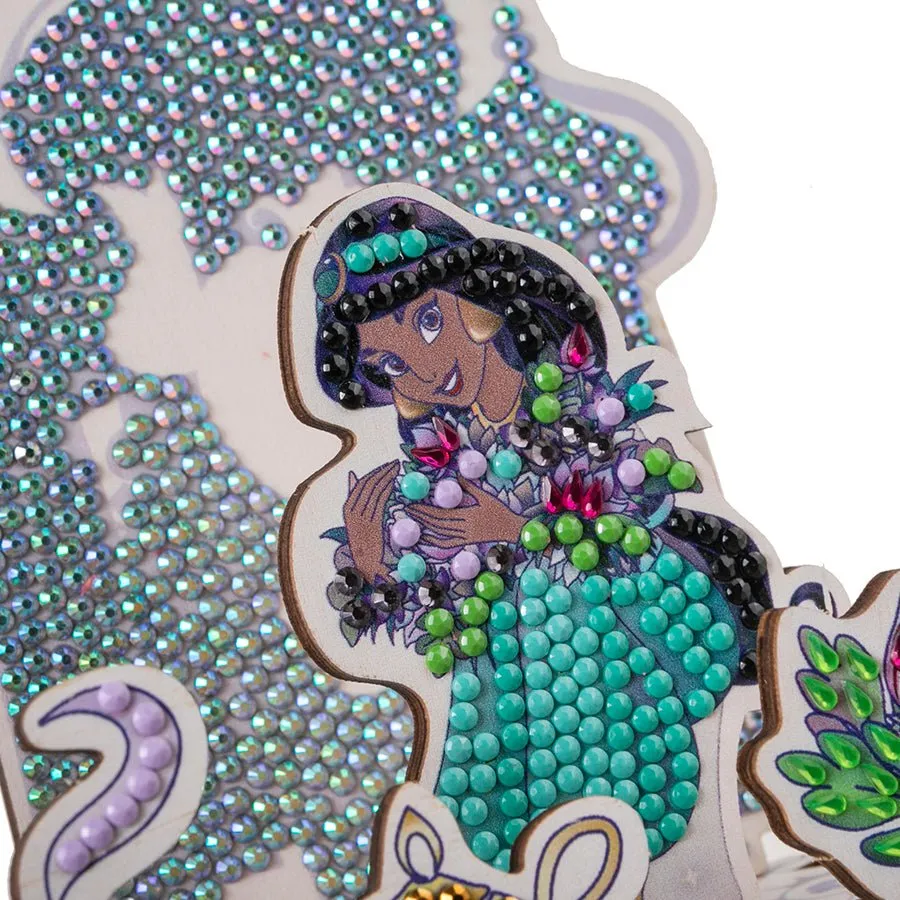 "Jasmine" Crystal Art Disney 100 Sparkle Scene