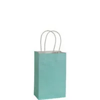 Robin's Egg Blue Mini Paper Gift Bag, 5'' | 1 ct