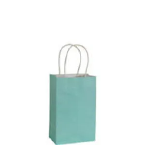 Robin's Egg Blue Mini Paper Gift Bag, 5'' | 1 ct