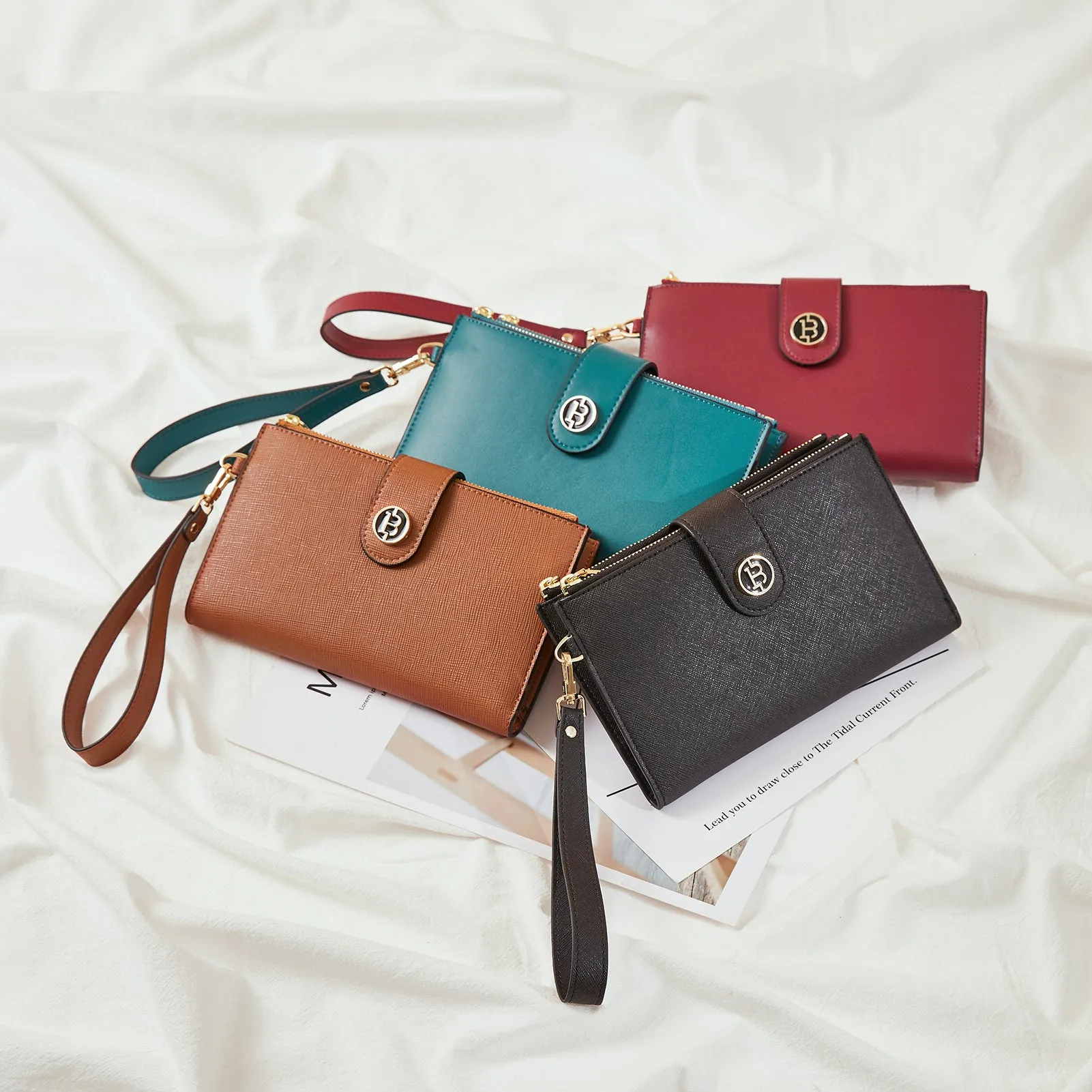 Rozenn  Slim Wallet Leather —— Multi-Function