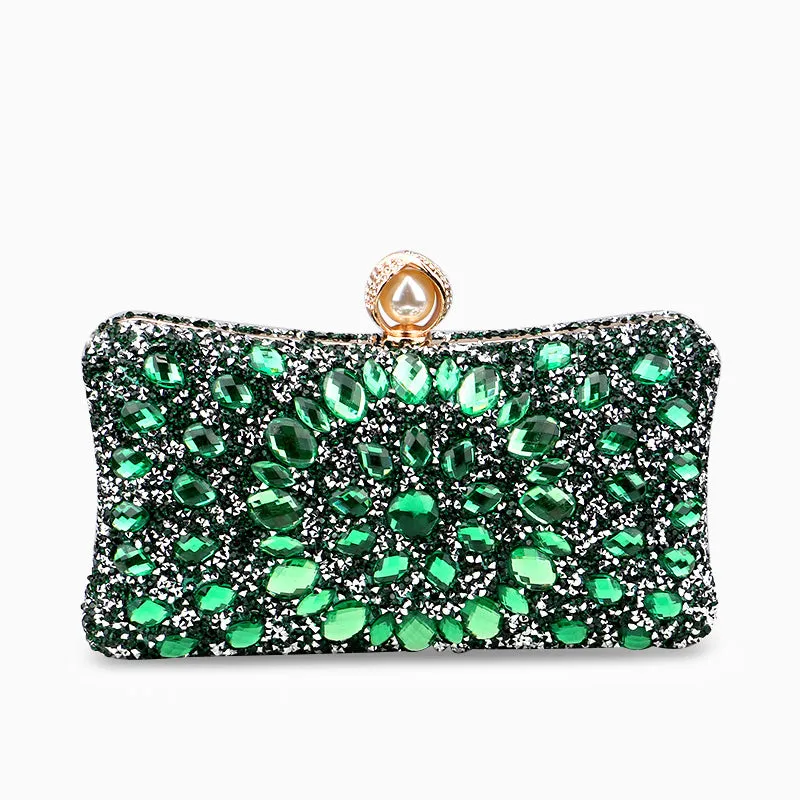 Talia Diamond Encrusted Clutch Bag