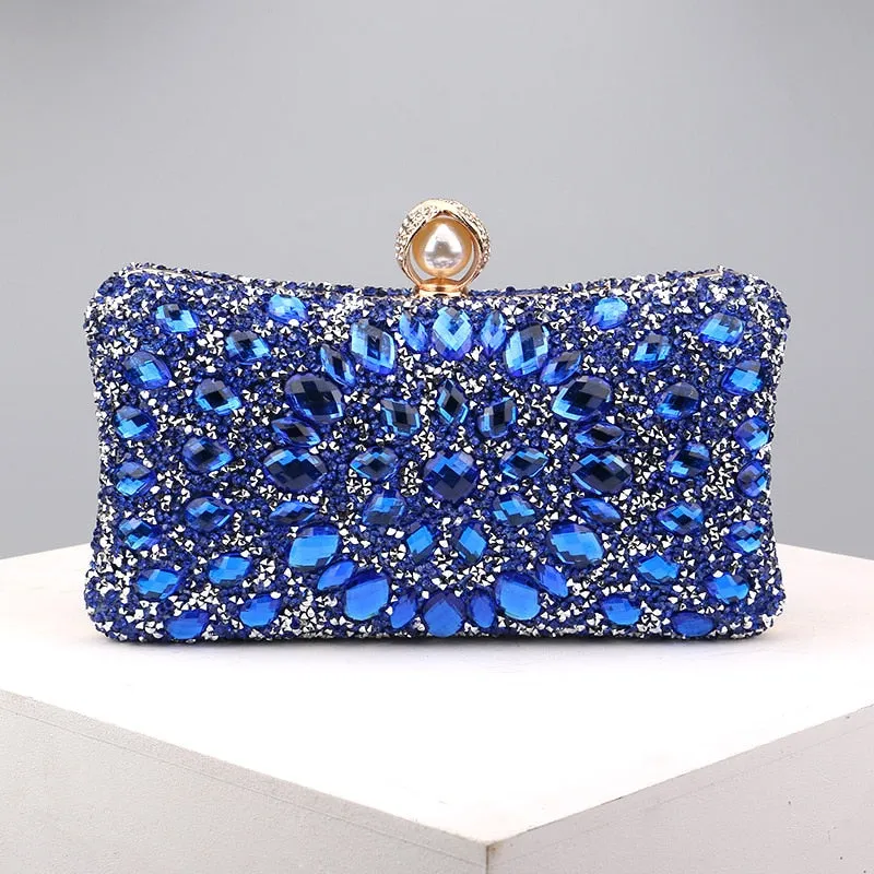 Talia Diamond Encrusted Clutch Bag