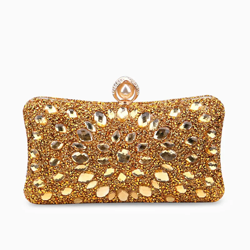 Talia Diamond Encrusted Clutch Bag