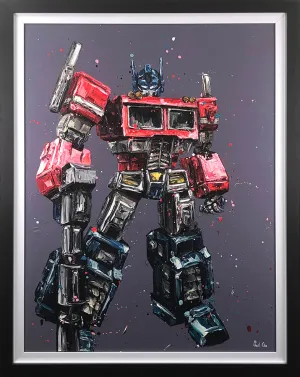 Transform And Roll Out Hand Embellished Canvas by Paul Oz